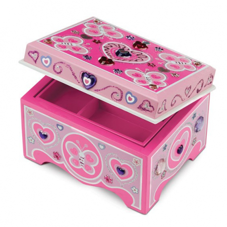 Játékok 2 éves kortól - Melissa & Doug Set de decorat Caseta de bijuterii - Melissa & Doug