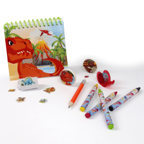 Set De Desen Dinos - Kit Creativ cu Dinozauri, Activitati Artistice pentru Copii [1]