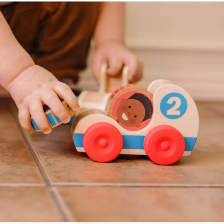 Melissa & Doug-Set de doua masinute din lemn colectia GO TOTs [6]