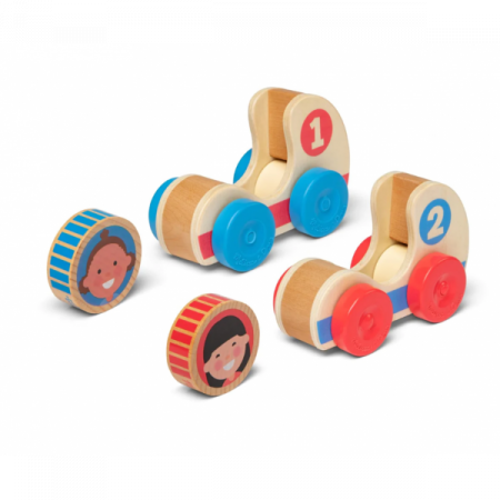 Melissa & Doug-Set de doua masinute din lemn colectia GO TOTs [1]