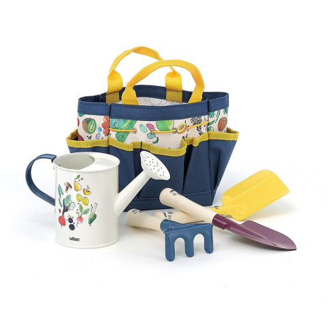 Vilac-Set de gradinarit pentru micii gradinari - 4 piese cu geanta