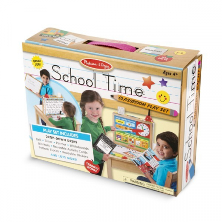 Oktató játékok és játékok - Melissa & Doug Set de joaca De-a scoala - Melissa and Doug