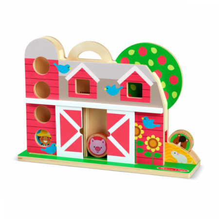 Melissa & Doug-Set de joaca din lemn Acrobatii la Ferma colectia GO TOTs [1]