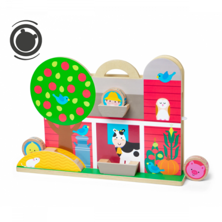Melissa & Doug-Set de joaca din lemn Acrobatii la Ferma colectia GO TOTs [9]