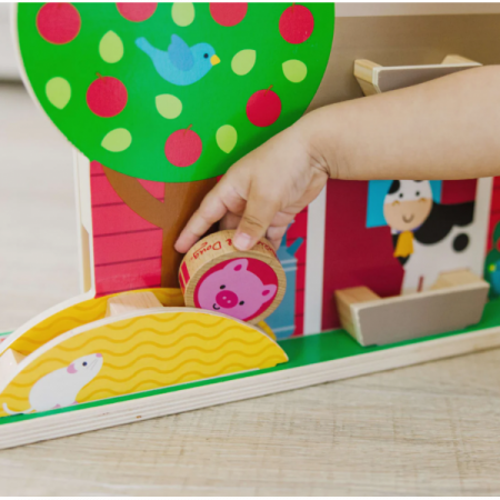 Melissa & Doug-Set de joaca din lemn Acrobatii la Ferma colectia GO TOTs [4]