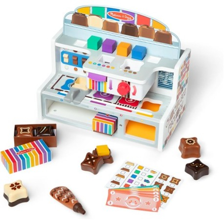 Jucarii 3-5 ani - Melissa & Doug-Set de joaca din lemn Fabrica de ciocolata