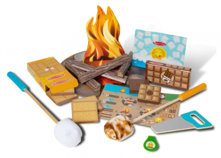 Jucarii +2 Ani - Melissa & Doug Set de joaca Focul de Tabara colectia Sa Exploram Natura