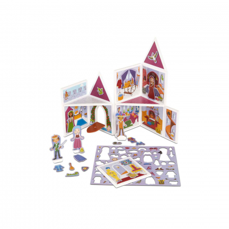 Melissa & Doug Set de joaca magnetic Castel medieval - Melissa & Doug [1]