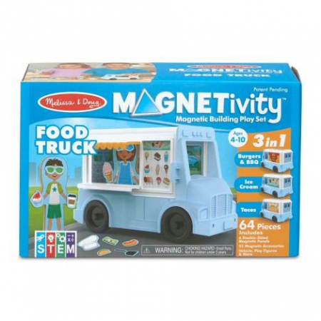 Játékok 2 éves kortól - Melissa & Doug Set deÂ joacaÂ magnetic Food Truck- Melissa & Doug