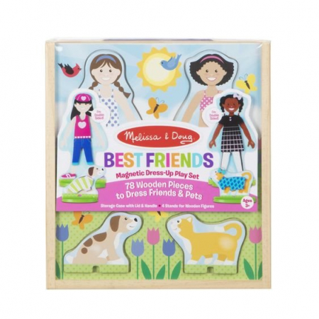 Toate jucariile - Melissa-Doug-Set-de-joaca-magnetic-Prietenele-Melissa-Doug