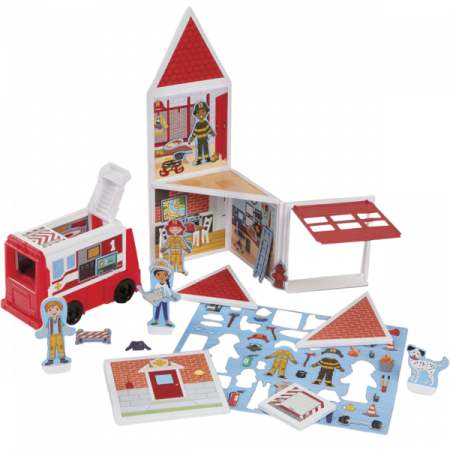 Baba ajándékok - Melissa & Doug Set deÂ joacaÂ magneticÂ StatiaÂ deÂ Pompieri- Melissa & Doug