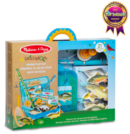 Top Cadouri Copii 0-12 ani - Melissa & Doug Set de joaca Pescuit colectia Sa Exploram Natura