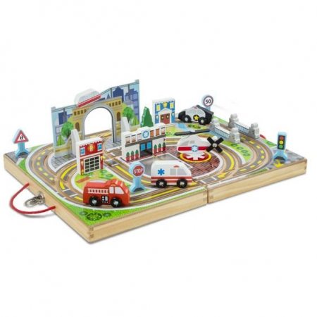 Toate jucariile - Melissa-Doug-Set-de-joaca-portabil-Orasul