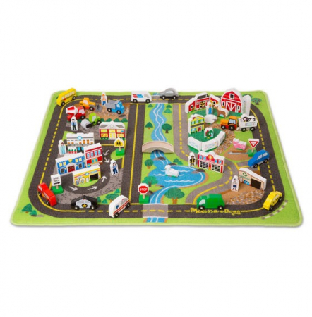 Melissa & Doug-Set de joaca si covoras orasul Melissa and Doug [3]