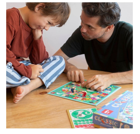 Jucarii educative - Apli-Set de jocuri, Apli Kids, Gaste, 4 in linie, Chitibusuri, Serpi si scari