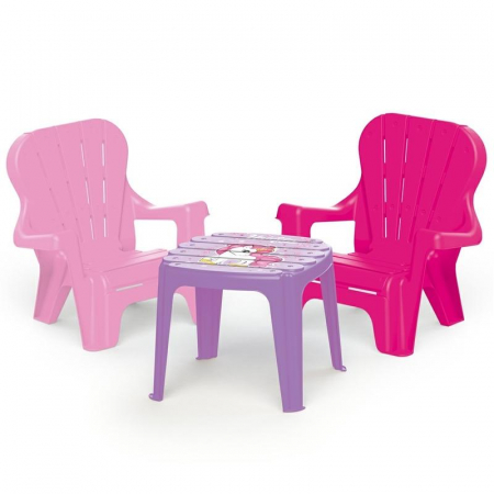 Cadouri prima aniversare - Dolu-Set-de-masa-cu-scaune-Unicorn