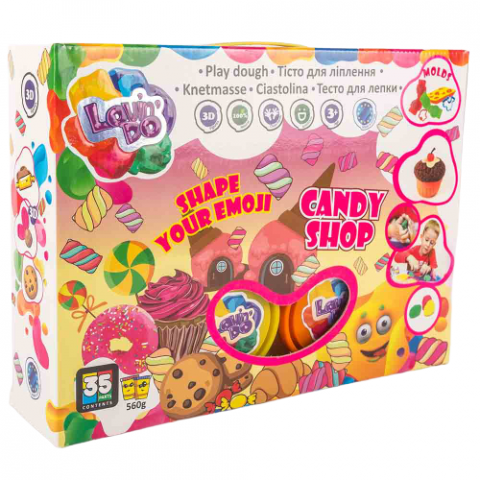 Játékok 3-5 éveseknek - Set de modelat plastilina, Lovin'Do - CANDY SHOP