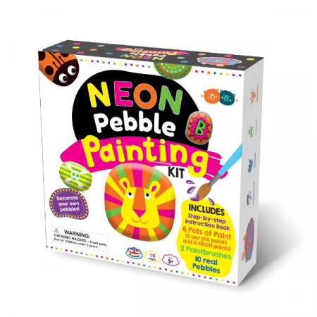 Jucarii 3-5 ani - Buddy&Barney Set de pictat pietre - Neon