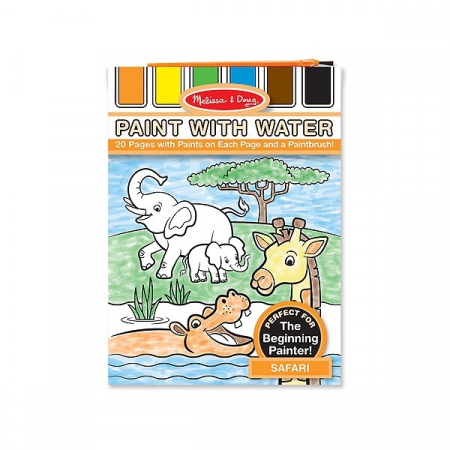 Játékok 50 RON alatt - Melissa & Doug Set de pictura cu apa Safari Melissa and Doug