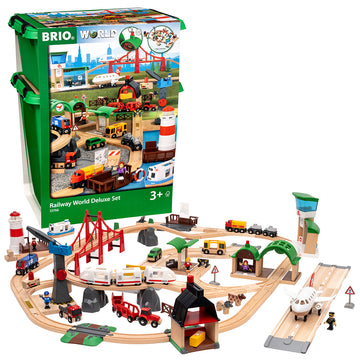 Játékok 3-5 éveseknek - Set deluxe lumea trenuletelor BRIO, 3+ ani