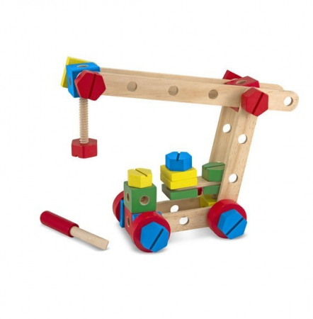 Építőjátékok - Melissa-Doug-Set-din-lemn-de-construit-cu-suruburi