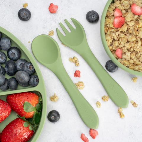 APPEKIDS-Set Diversificare, AppeKids, 100% Silicon, Basic - Raw Green [2]