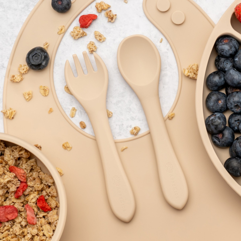 APPEKIDS-Set Diversificare, AppeKids, 100% Silicon, Classic - Bubble Beige [5]