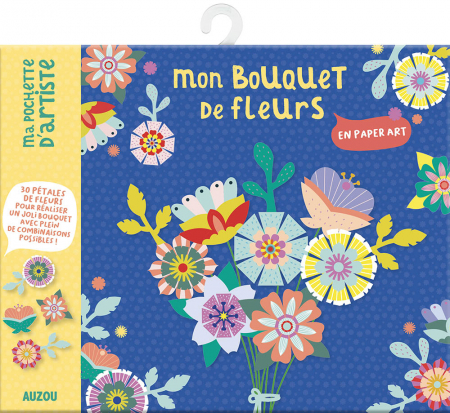 Jucarii 3-5 ani - Auzou Set DIY Crafturi din hartie buchetul meu de flori