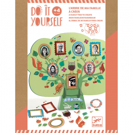 Olcsó ajándékok gyerekeknek - Djeco-Set-DIY-Djeco-Arborele-genealogic