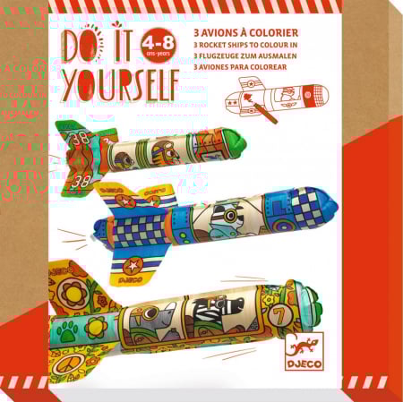 Játékok 6 éves kortól - Djeco Set DIY Djeco Avioane