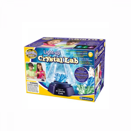 Kísérleti készletek gyerekeknek - Brainstorm-Set experimente - Cristal cu LED