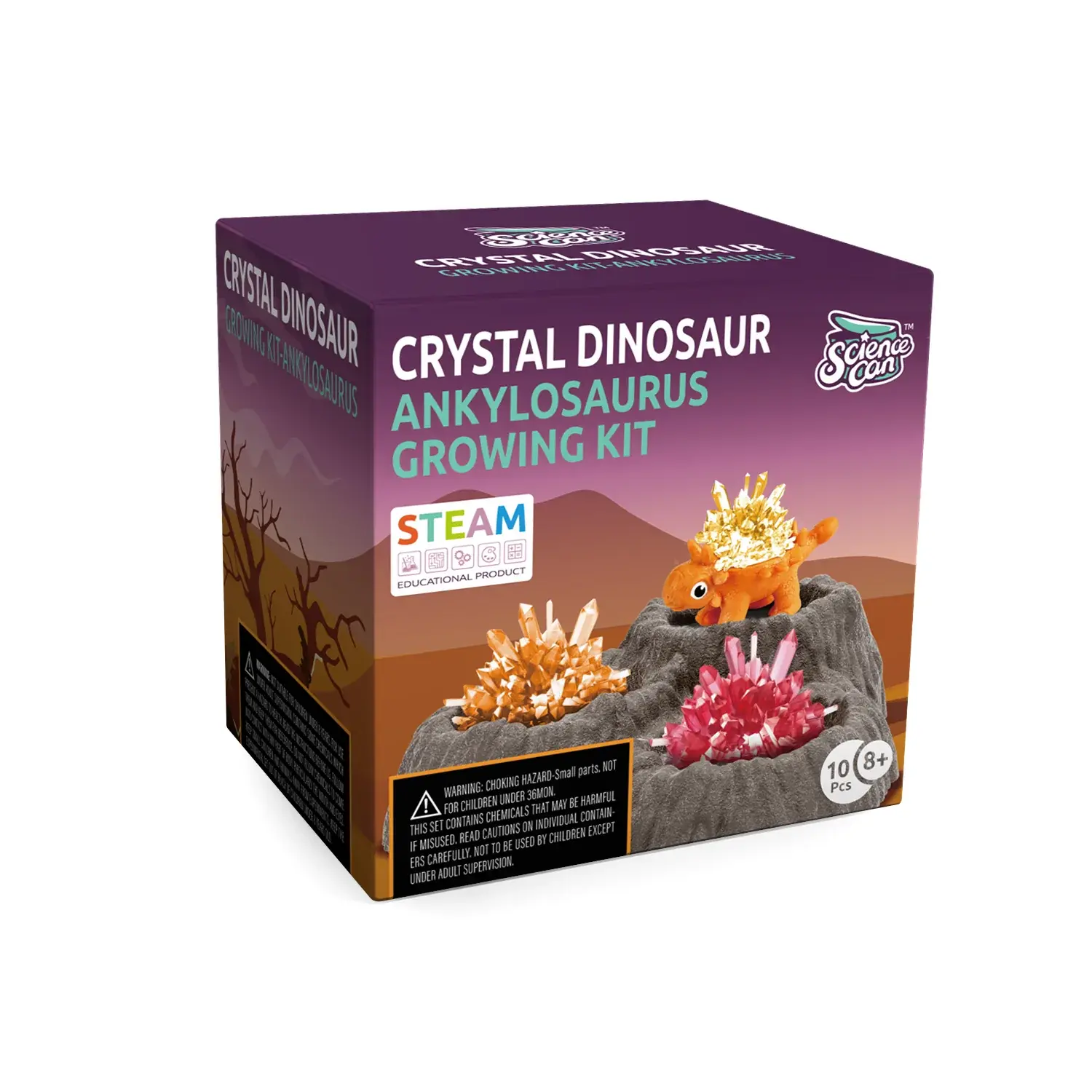 Topbright Set experimente - Cristal si dinozaur Ankylosaurus  [1]