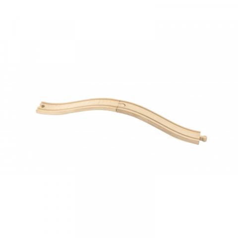 Jucarii sub 50 RON - Viga-Set extensii sine din lemn in panta pentru trenulete, 2 buc,Viga