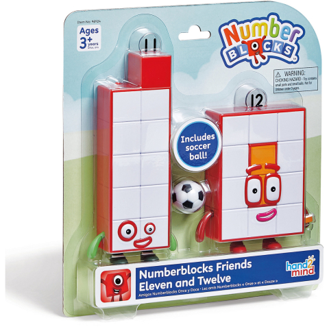 Oktató játékok - Set figurine Numberblocks - Unsprezece & Doisprezece