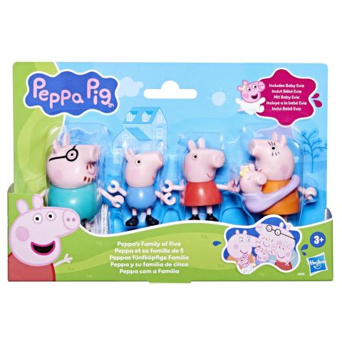 Oktató játékok - Peppa Pig Set 5 Figurine Familia Peppa