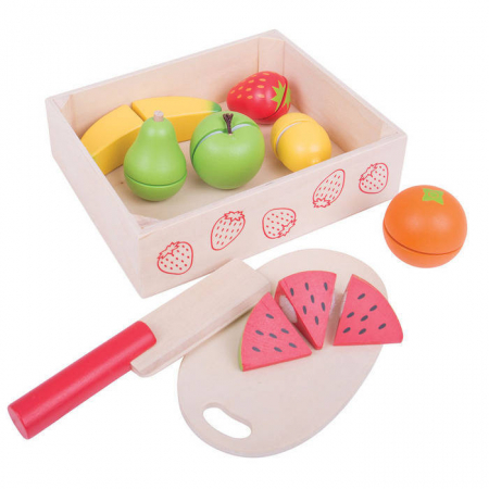 Toate jucariile - BigJigs-Set-fructe-feliate