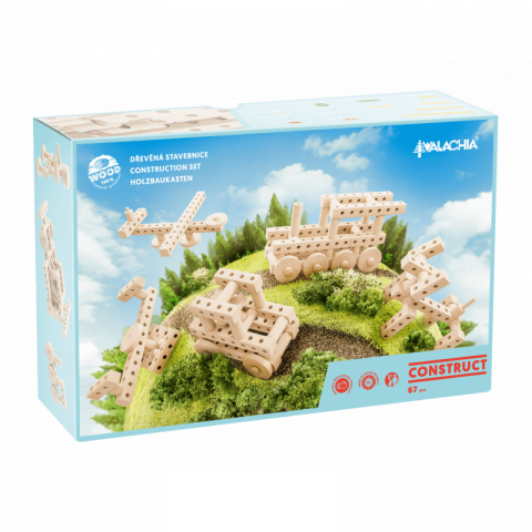 Jucarii 9-12 ani - Walachia-Set gama Construct format din 67 piese, pentru construit masini, animale si alte modele, Walachia