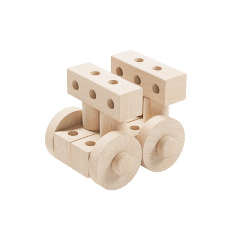 Set gama Construct Mini format din 44 piese, pentru construit masini, animale si alte modele, Walachia [5]