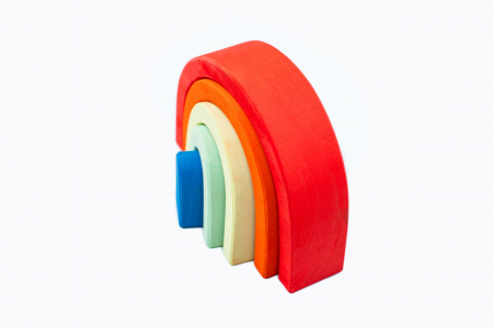 Marc toys-Set Handmade, Curcubeu Arcada Mica Albastru [1]
