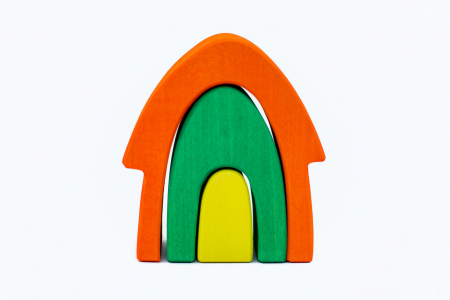 Marc toys-Set handmade Marc toys, Casuta din povesti Bleu [2]