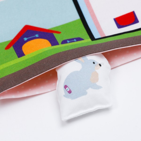 Set joaca portabil Tiny Magic Clinica veterinara cu 5 personaje incluse [1]