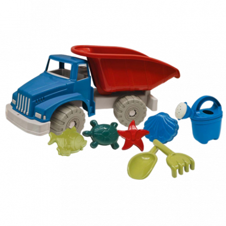 Jucarii exterior - Androni Giocattoli Set jucarii apa si nisip cu basculanta stropitoare forme si unelte Recycled
