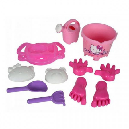 Jucarii exterior - Androni Giocattoli Set Jucarii De Nisip Si Galetusa Hello Kitty