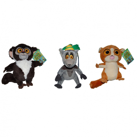 Jucarii 0-1 ani - Set jucarii din plus King Julien