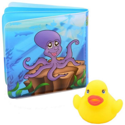 Set jucarii pentru baie - ratusca si carticica [2]