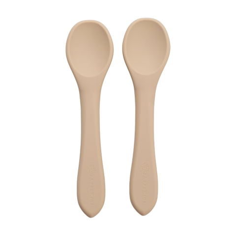 Set Lingurite din silicon, AppeKids - Bubble Beige [3]