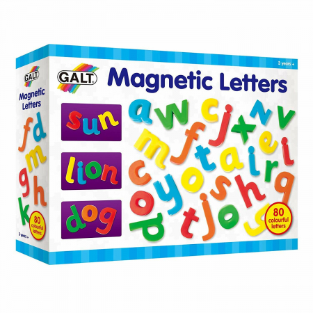 Oktató játékok - Galt-Set-litere-magnetice-80-piese