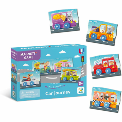 Set magnetic - Calatorie cu masina [3]