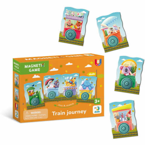 Set magnetic - Calatorie cu trenul [3]