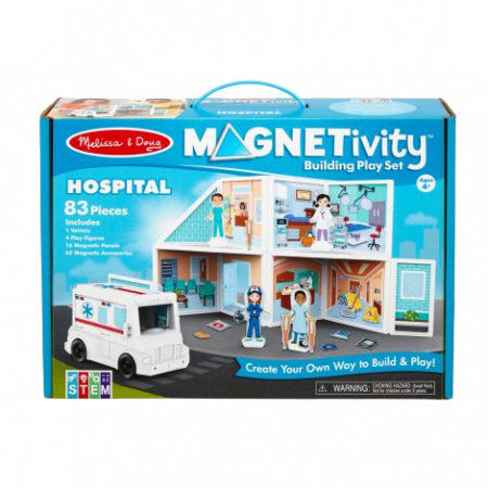 Jocuri si Jucarii Educative - Melissa & Doug Set magnetic de joaca Spitalul - Melissa & Doug